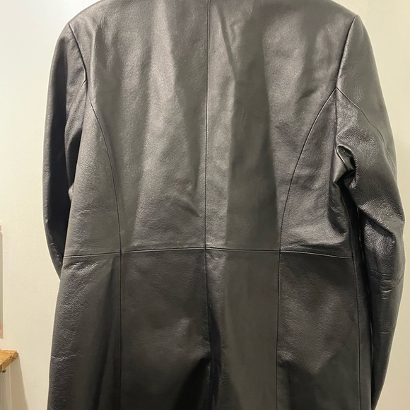 Uniform by John Paul Richard Black leather jacket size 8 - Picture 6 of 6